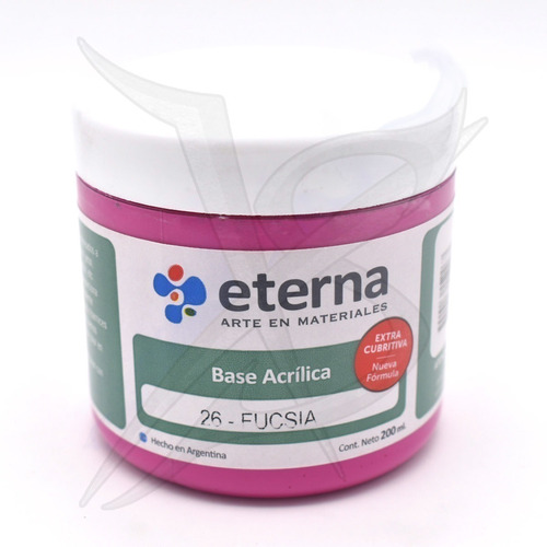 Base Acrilica - Eterna 200 Cc Fucsia - Xion Store