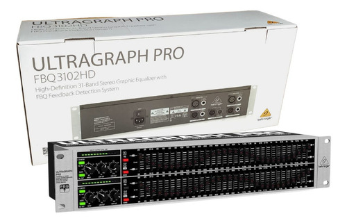 Equalizador Gráfico Estéreo Behringer Fbq3102 Hd 31 Bandas