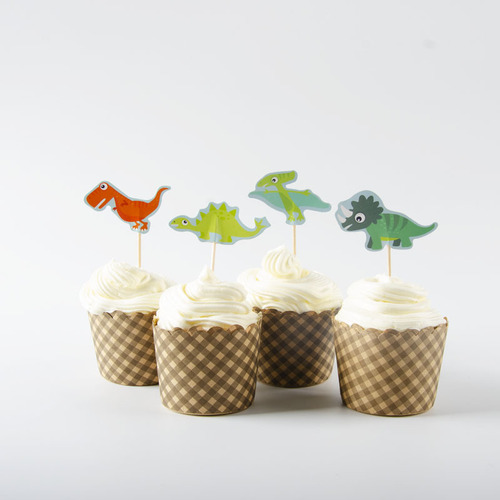 Palillos De Papel Grueso Amarillo Doble Cara Para Pastel