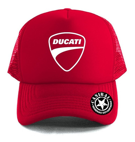 Gorras Trucker Ducati Logo Remeras Estampadas Canibal