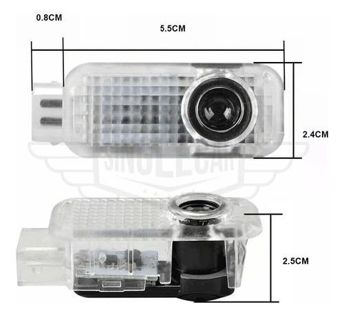Luz Led Cortesia Audi A3 A4 Q3 A1 Q5 A5