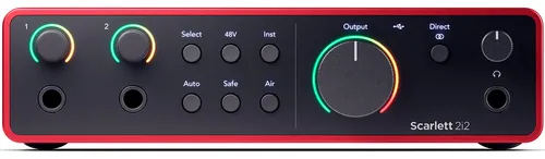 DTM・DAW Focusrite Scarlett 2i2 gen4 Interface De Áudio Focusrite Scarlett 2i2 4th Gen 4ª Geração