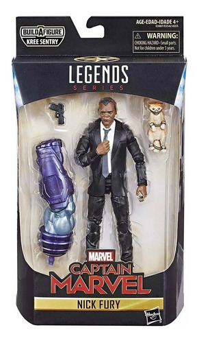 Nick Fury Figura Articulada Capitana Marvel Legends Series