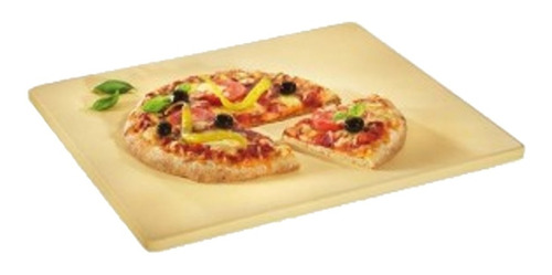 Placa Refractaria Para Pizza A La Piedra 37 X 31.5 Cms. Piso