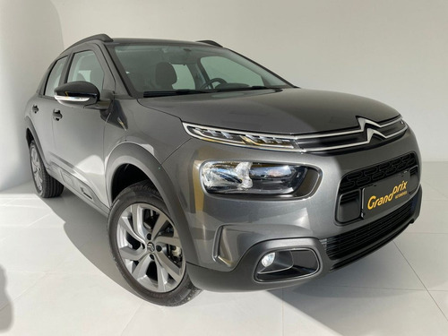 Imagem 2 de 14 de Citroën C4 Cactus 2021 1.6 Vti 120 Flex Feel Eat6 Cinza Co