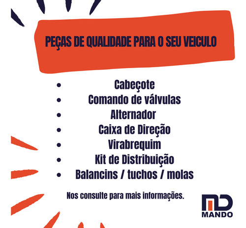 Comando Valvulas Chevrolet Tracker 2.0 8v