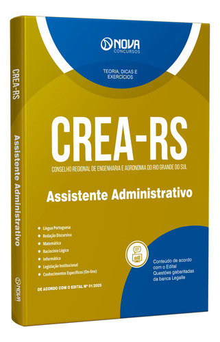 Apostila Concurso Crea Rs - Assistente Administrativo