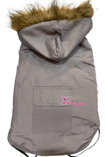 Parka Impermeable Con Polar Para Perros Gorro De Zorro Mary