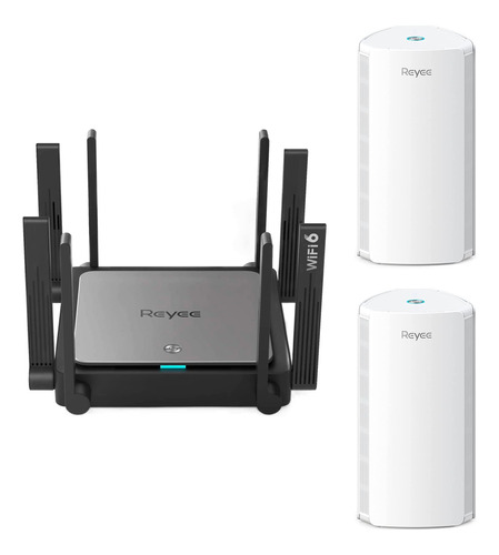 Reyee Wifi 6 Router Ax3200 Wi-fi Mesh 8 Antena Doble Banda (