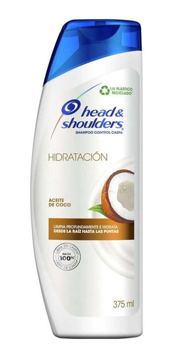 Shampoo Head & Shoulders Hidratacion Aceite De Coco 375 Ml