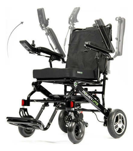 Cadeira De Rodas Motorizada Compact In Dobrável + Controle Cor Preto/cinza