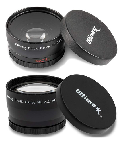 Kit Accesorios 58mm Ultimaxx Para Canon Eos T8i, 24 Pzs