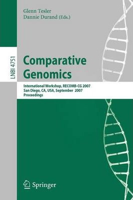 Libro Comparative Genomics : Recomb 2007, International W...