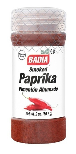 Imagen 1 de 5 de Pimenton Paprika Ahumada 56,7 Gr Badia - Especias Sin Tacc
