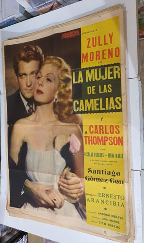 Antiguo Afiche De Cine- La Dama De Las Camelias -#sb