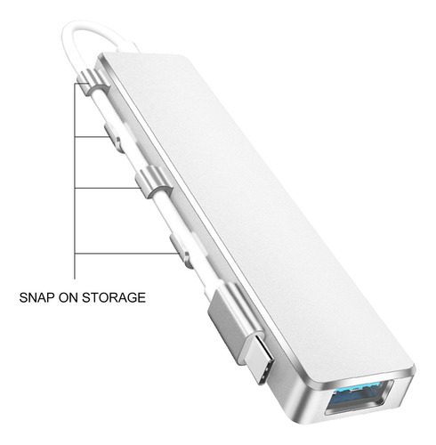 Hub Usb C Para Usb De Alta Velocidade 1xusb3.0 Porta 3xusb2.