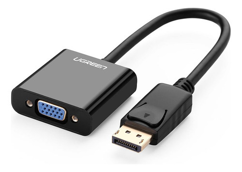 Adaptador Vídeo Ugreen Displayport Macho P/vga Fêmea Preto