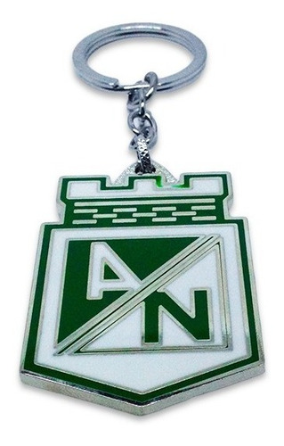 Llavero Atlético Nacional Escudo Metálico Fútbol Colombiano