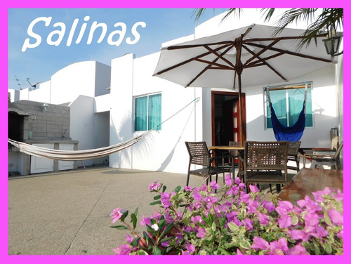 Feriado En Salinas Casa Amoblada Alquiler Piscina Playa