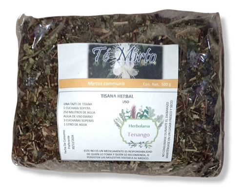 Té De Mirto 500 Gr 100% Natural