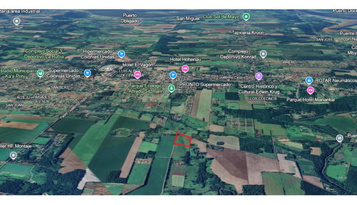 5.5 Hectareas A 5 Minutos De Hohenau Centro