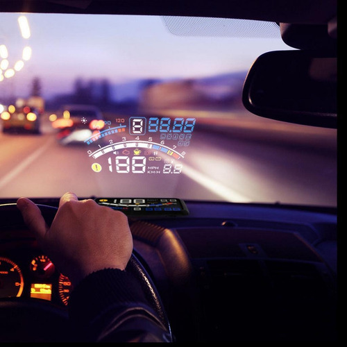 5.5 Hd Hud Carro Head Up Display Obdii Euobd