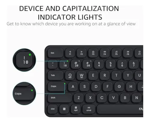 Rapoo Combo De Teclado Y Mouse Multidispositivo