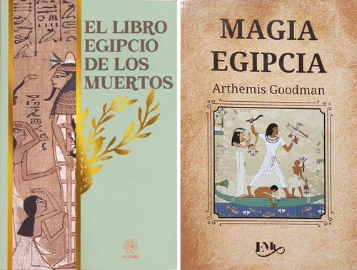 Pack 2 Libros Magia Egipcia + Libro Egipcio De Los Muertos