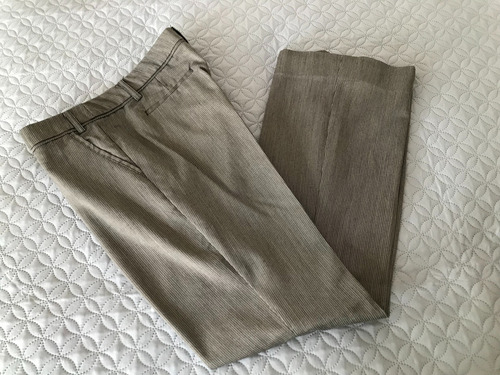 Pantalón Vestir Café Rayas Worthington T8