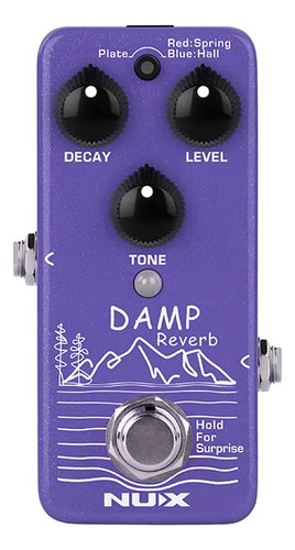 Pedal De Efectos De Guitarra Nux Damp Reverb Con Afinador