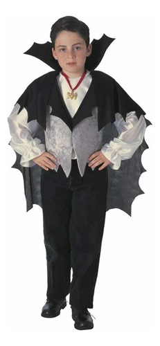 Disfraz Clásico De Vampiro Drácula Para Niños, Talla M 8/10,