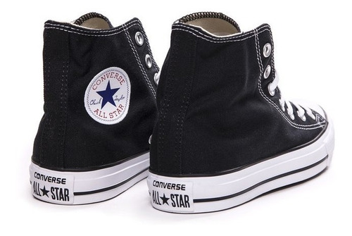 Imagen 2 de 8 de Zapatillas Botitas Converse All Star Negras Originales