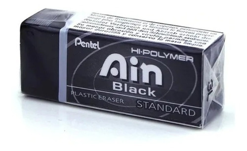 Kit Com 3 Borracha Pentel Ain Preta Hi-polymer Eraser