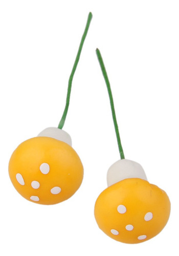 100 Piezas Mini Pvc Setas Casa Miniatura Jardín De Hadas
