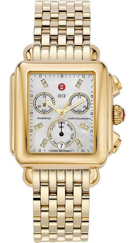 Reloj Michele Para Mujer Mww06p000016 33mm, Dorado, Estilo