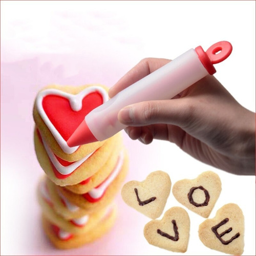 Imagen 3 de 7 de Lápiz Jeringa Decoradora Icing Pen Galletas Repostería