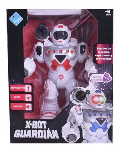 Robot X-bot Guardian  Luz , Sonido Y Movimientos  