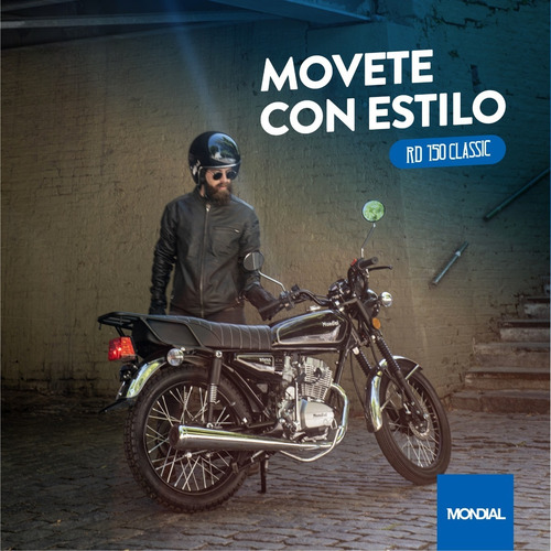 Imagen 24 de 25 de Mondial Rd 150 Classic 0km ( Ahora 12y18 ) Arizona Motos(rc)
