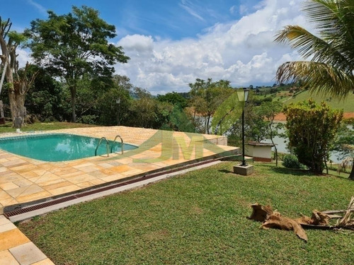 Belíssima Chácara À Venda Em Piracaia 12.100m Frente Exclusiva Par Água - 1644