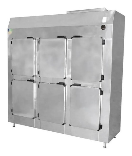Geladeira Industrial Comercial Inox 6 Portas Refrigel
