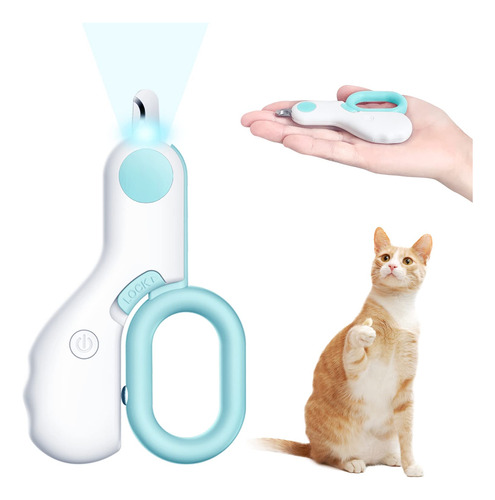 Petgravity Cortaunas Para Gatos Y Perros Con Luz Led Para Ev