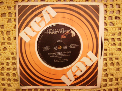 Abba - Gracias Por La Musica / Aguila - Simple Vinilo Promo