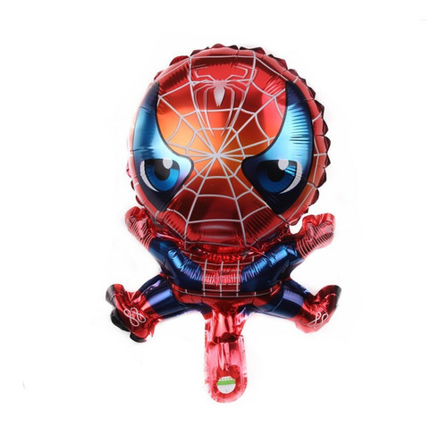 10 Globos Para Centro De Mesa Spiderman Decoracion Fiesta 