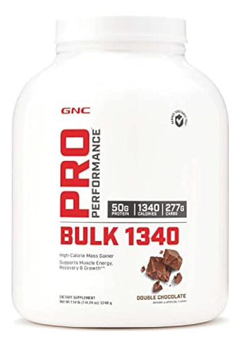 Gnc Pro Performance Bulk 1340 - Doble Chocolate, 9 Porciones