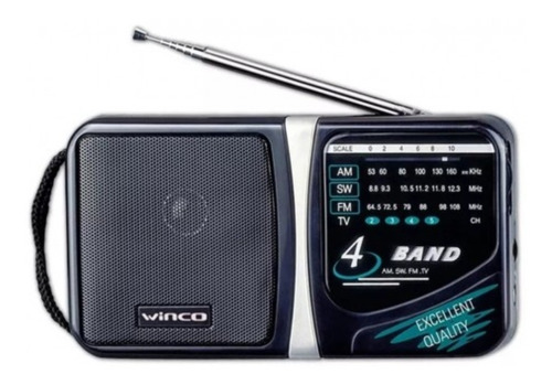 Radio Portátil Pilas Um 1 W204 Winco