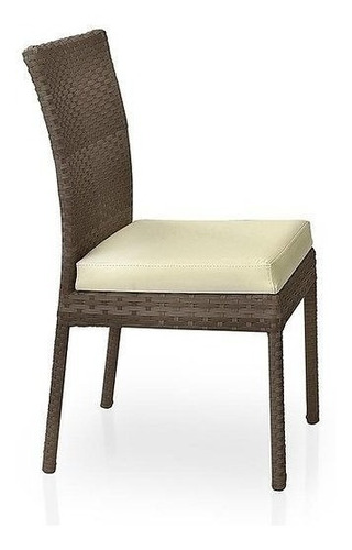 Imagem 1 de 6 de Cadeira De Área Externa Em Alumínio E Fibra Sintética