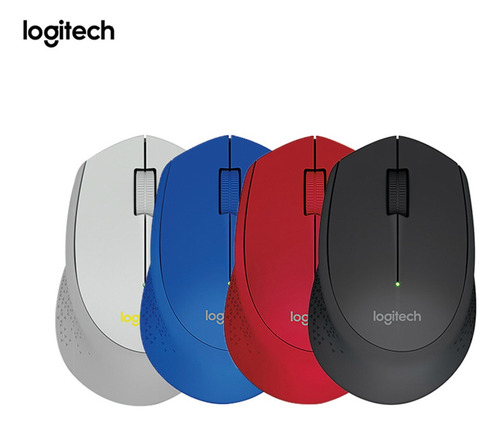 Mouse Inalambrico Logitech M280 Color Rojo Con Receptor Usb