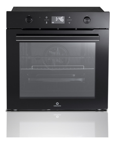 Horno De Empotrar Indurama Negro C/convección 75l