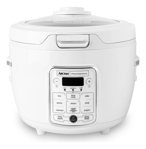 Arrocera Aroma Profesional Multifunción Digital 20 Tazas Color Blanco Frecuencia 60 Hz