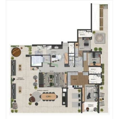 Imagem 4 de 15 de Apartamento Alto Padrão Na Vila Clementino, Com 283m² E 3 Vagas. - Em51202